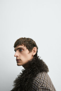 CHECK COMBINED COAT HARRY LAMBERT FOR ZARA X DISNEY  фото 8