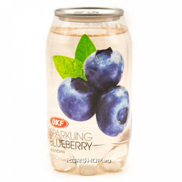 Газированный напиток Голубика Sparkling OKF, Корея, 350 мл