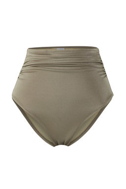 Haki Toparlay?c? Yuksek Bel Hipster Core Bikini Alt? TBESS20BA0018