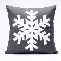 По/Чехол на подушку ALTRO арт.ТК5060-03 СНЕЖИНКА (фон серый)