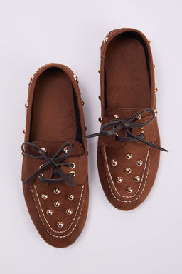 Koyu Kahverengi Kad?n Loafer TAKSS26LA00013