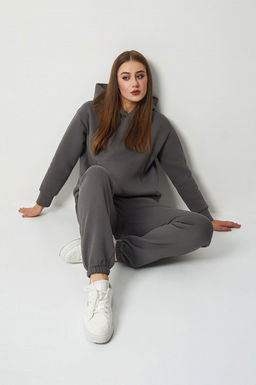 Арт.2904 Костюм женский с начесом 44-52 (5 шт) Цвет:темно-серый - Калинка фото 7