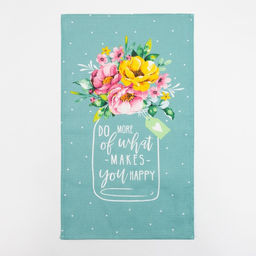 Набор кухонных полотенец Доляна «Цвети» 35×60 см-4 шт., 100% хл