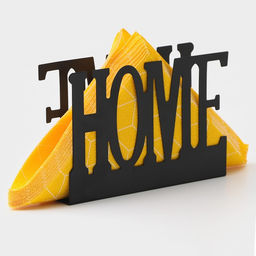 Салфетница Доляна Home, 15×4×10 см, чёрная