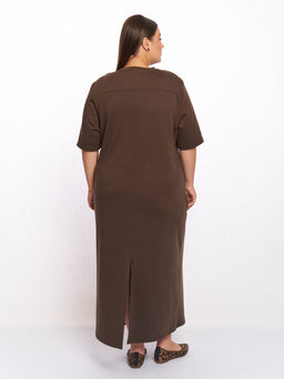 Платье из плотного трикотажа PP51506BRW19 - Артесса фото 7