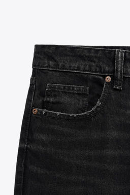 TRF WIDE-LEG MID-RISE FULL LENGTH JEANS - Zara фото 16