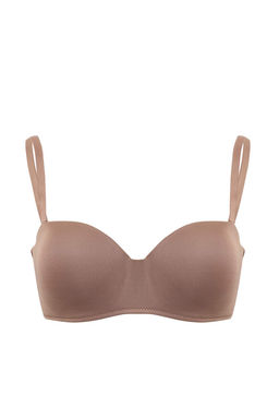 Siyah-Cok Renkli 3lu Micro Leopar Sabit Kap Straplez Sutyen THMSS26SU00010