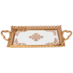 ПОДНОС ДЕКОРАТИВНЫЙ КОЛЛЕКЦИЯ РОКОКО, 47*25,5*4,6CM