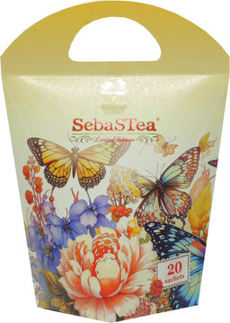 SebaSTea. 8 марта. Сумочка. Желтая карт.упаковка, 20 пак.