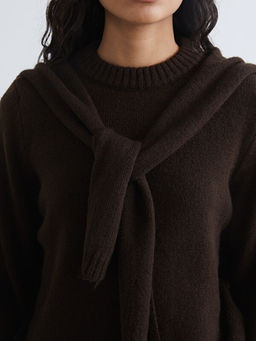 Bisiklet Yaka Kad?n Triko Kazak