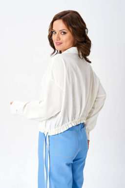 Блуза Liona Style 932 молочный фото 3