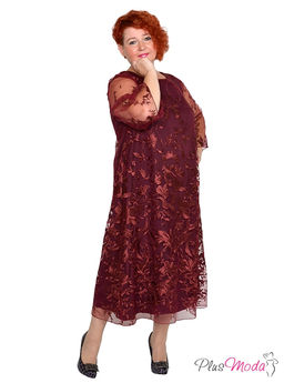 Платье Модель №1700 размеры 44-84 - Plusmoda фото 4