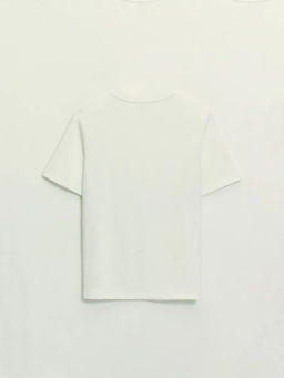 Футболка с бантом из блесток / Zarina