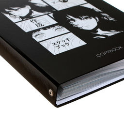 Тетрадь на кольцах, в клетку, 80 листов Аниме (ч/б), обложка 7БЦ, без вырубки под кольца, блок офсет - Calligrata фото 10