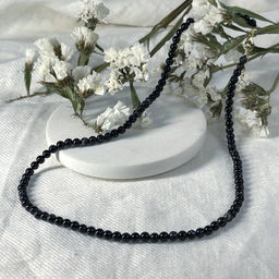 Бусы из полосатого Агата 43 см +