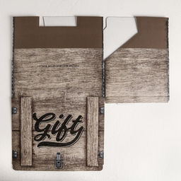 Коробка‒пенал, упаковка подарочная, «GIFT», 26×19×10 см