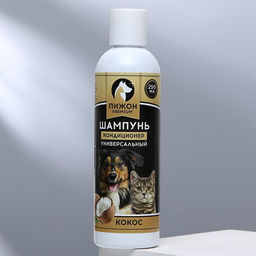 Шампунь-кондиционер Пижон Premium для кошек и собак, с ароматом кокоса, 250 мл