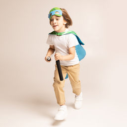 Карнавальный костюм «Боевая черепашка», в наборе 3 предмета: плащ, маска и нунчаки