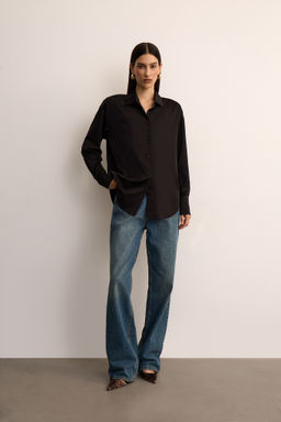 Рубашка из сатина с завязками - Mollis фото 2