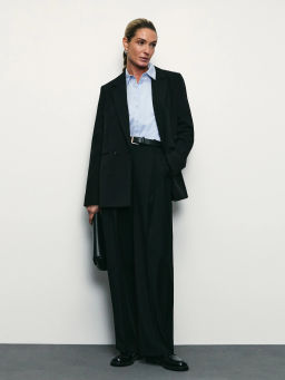 Прямые брюки с вискозой в составе / Zarina