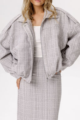 Бомбер Pirs 6667 серый