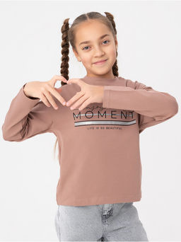 Лонгслив детский "Момент" кофе