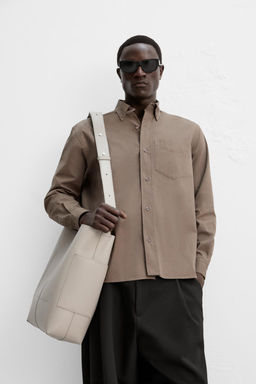 SHOPPER BAG WITH POCKET