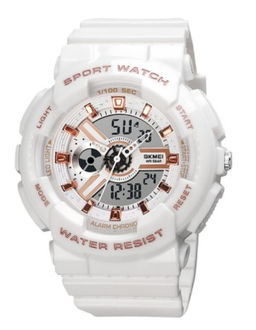 Часы наручные Skmei женские электронные спортивные 1689white