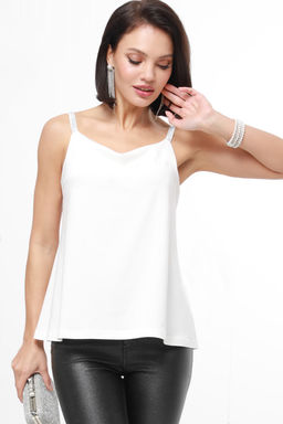 Блузка Валенсия, вайт - Dstrend фото 5
