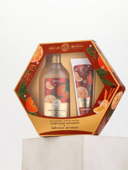 Подарочный набор новогодний Заветное желание, гель для душа 300 мл и лосьон для тела 85 мл, URAL LAB