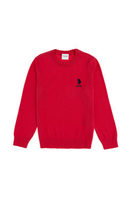 Базовый свитер цвета фуксии для девочек Неожиданная скидка в корзине