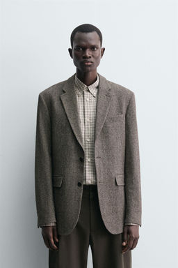 STRUCTURED REGULAR FIT BLAZER - Zara фото 2