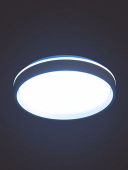 Люстра LED FZ601, 3000-6500К+RGB, 46 Вт, d=39 h=8 см, с ПДУ, белый