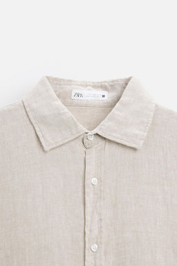 100% LINEN SHIRT - Zara фото 39
