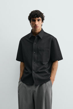 SOBRECAMISA CONFORT NON IRON / Negro - Zara фото 11