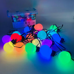 Гирлянда уличная Лампочка матовая с солнечной батареей (арт. A614-28) - Ип лебедев о.ю фото 2