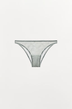 BRAGUITA MESH PUNTILLA / Gris - Zara фото 3