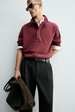 BOXY FIT POLO SHIRT - Zara фото 5