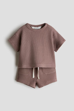 Conjunto de 2 piezas en algod?n gofrado - H&m фото 7