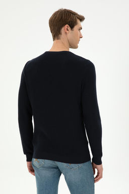 Мужской темно-синий базовый свитер Неожиданная скидка в корзине - U.s. polo assn фото 5