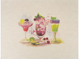 22С146-ШР+К/п.р/фкор Комплект полотенец из 4 шт 45*60 "Малибу-4" цв. 1 рис. 357