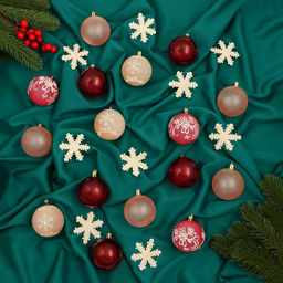 Ёлочные игрушки Снежная феерия морозец, набор 40 шт., d=6 см, снежинка 6 см, МИКС - Зимнее волшебство фото 2