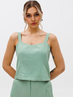 Костюм из жакета, топа и брюк. - Gizart фото 21