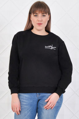 Арт. 13102 Толстовка женская 50-58 (5 шт) Цвет:черный