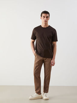 Bisiklet Yaka Penye Erkek Ti??rt