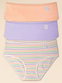PELICAN, трусы для девочек, Лаванда/персиковый/персиковый