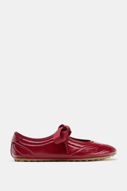 BALLET FLATS WITH BOW - Zara фото 13