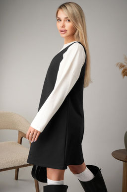 Женское офисное платье - сарафан Happyfox