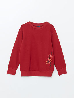 Bisiklet Yaka Erkek ?ocuk Sweatshirt