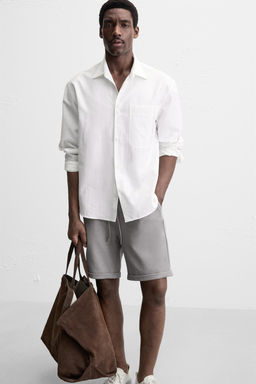 COMFORTABLE REGULAR FIT BERMUDA SHORTS - Zara фото 44